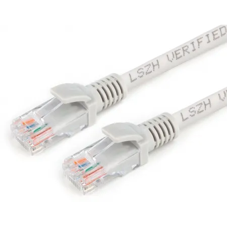 Патч-корд Premier PP31-0.5M-LSZH 1Гбит/с UTP 4 пары cat.5E CCA molded 0.5м серый RJ-45 (m)-RJ-45 (m)