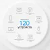 Бесшовный Mesh роутер TP-Link Deco X1500 (DECO X1500(3-PACK)) AX1500 10/100/1000BASE-TX белый (упак.:3шт)
