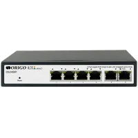 Коммутатор Origo OS2406P/60W OS2406P/60W/A1A (L2) 6x1Гбит/с 4PoE 60W настраиваемый