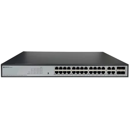 Коммутатор Origo OS2328P/360W OS2328P/360W/A1A (L2) 24x1Гбит/с 4xКомбо(1000BASE-T/SFP) 24PoE 360W настраиваемый
