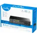 Коммутатор Cudy GS1010PS2 (L2) 10x1Гбит/с 2xКомбо(1000BASE-T/SFP) 2SFP 8PoE 120W неуправляемый