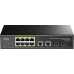 Коммутатор Cudy GS1010PS2 (L2) 10x1Гбит/с 2xКомбо(1000BASE-T/SFP) 2SFP 8PoE 120W неуправляемый