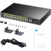 Коммутатор Cudy GS1026PS2 (L2) 26x1Гбит/с 2xКомбо(1000BASE-T/SFP) 2SFP 24PoE 300W неуправляемый