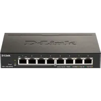 Коммутатор D-Link DGS-1100-08PV2 DGS-1100-08PV2/A3A (L2) 8x1Гбит/с 8PoE 64W настраиваемый