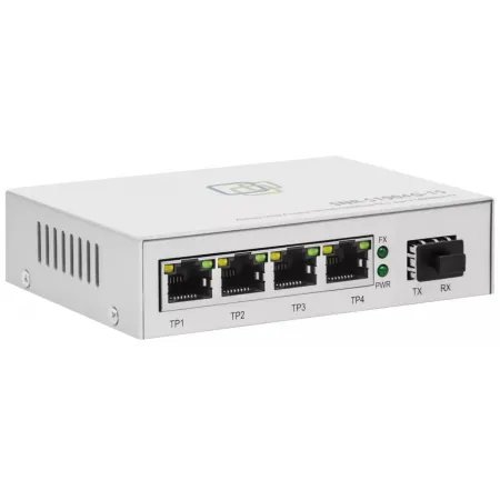 Коммутатор SNR SNR-S1904G-1S (L2) 4x1Гбит/с 1SFP неуправляемый