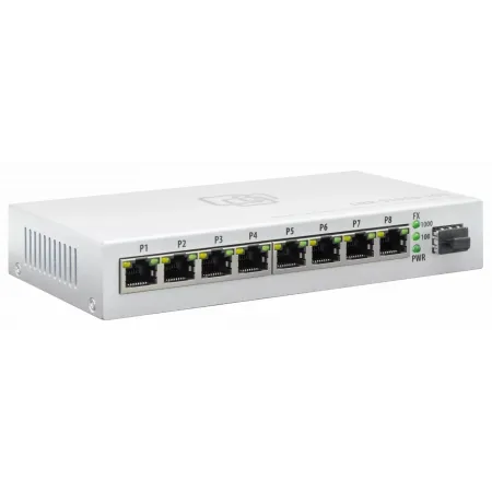 Коммутатор SNR SNR-S1908-1GS (L2) 8x100Мбит/с 1SFP неуправляемый