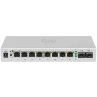 Коммутатор SNR SNR-S1908GP-2S (L2) 8x1Гбит/с 2SFP 8PoE 120W неуправляемый