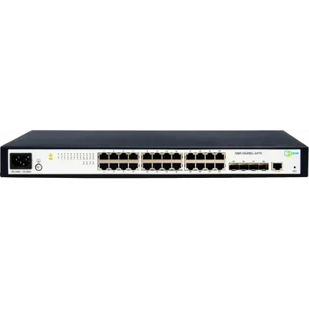 Коммутатор SNR SNR-S5210G-24TX (L2+) 24x1Гбит/с 4SFP+ управляемый