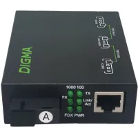 Медиаконвертер Digma DMC-1G35-20AL