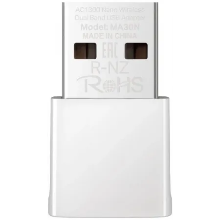 Сетевой адаптер Wi-Fi Mercusys MA30N AC1300 USB 2.0 (ант.внутр.)
