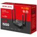 Роутер беспроводной Mercusys MR62X AX1500 10/100/1000BASE-TX черный