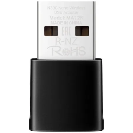 Сетевой адаптер Wi-Fi Mercusys MA12N N300 USB 2.0 (ант.внутр.) 1ант.