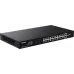 Коммутатор Tenda TEG1128P-24-250W (L2) 26x1Гбит/с 2SFP 24PoE 230W неуправляемый