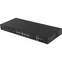 Коммутатор IP-Com G1120P-16-250W (L2) 18x1Гбит/с 2SFP 16PoE 230W неуправляемый
