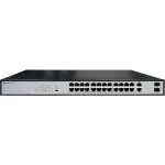 Коммутатор Origo OS2228P/370W OS2228P/370W/B1A (L2) 26x1Гбит/с 2SFP 24PoE+ 370W неуправляемый