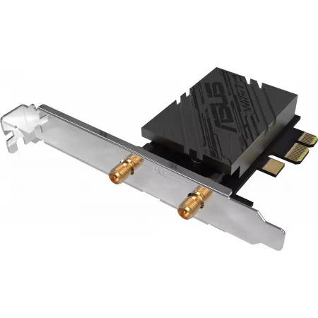 Сетевой адаптер Wi-Fi + Bluetooth Asus PCE-BE92BT BE9400 PCI Express (ант.внеш.несъем.) 2ант.