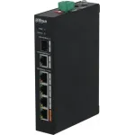 Коммутатор Dahua DH-PFS3106-4ET-60-V2 4x100Мбит/с 1x1Гбит/с неуправляемый
