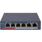 Коммутатор Hikvision DS-3E1106P-EI (L2) 6x100Мбит/с 4PoE 60W управляемый