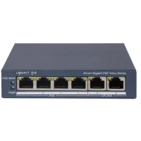 Коммутатор Hikvision DS-3E1506P-EI/M (L2) 6x1Гбит/с 4PoE 45W управляемый