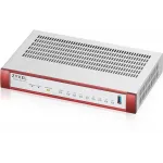 Межсетевой экран Zyxel USG Flex 100H (USGFLEX100H-EUCI01F) 10/100/1000BASE-TX красный