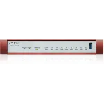 Межсетевой экран Zyxel USG Flex 100HP (USGFLEX100HP-EUCI02F) 10/100/1000BASE-TX компл.:набор подписок на 1 год AS/AV/CF/IDP красный