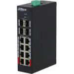Коммутатор Dahua DH-HS4412-8ET-96 (L2) 8x100Мбит/с 4x1Гбит/с 8PoE 96W управляемый
