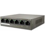 Коммутатор IP-Com F1106P-4-63W (L2) 6x100Мбит/с 4PoE 63W неуправляемый