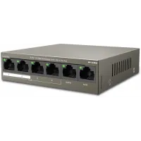 Коммутатор IP-Com F1106P-4-63W (L2) 6x100Мбит/с 4PoE 63W неуправляемый