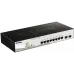 Коммутатор D-Link DGS-1210-10P DGS-1210-10P/FL2A (L2+) 8x1Гбит/с 2xКомбо(1000BASE-T/SFP) 8PoE 8PoE+ 65W управляемый