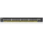 Коммутатор Zyxel NebulaFlex XGS1935-52HP-EU0101F (L2+) 48x1Гбит/с 4SFP+ 48PoE+ 375W управляемый