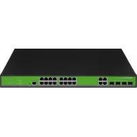 Коммутатор Digma DSW716G-4C-R (L2+) 16x1Гбит/с 4xКомбо(1000BASE-T/SFP) управляемый