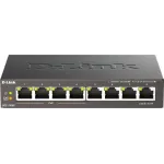Коммутатор D-Link DGS-1008P DGS-1008P/F3A (L2) 8x1Гбит/с 4PoE+ 60W неуправляемый