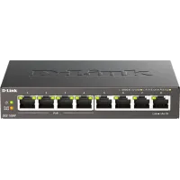 Коммутатор D-Link DGS-1008P DGS-1008P/F3A (L2) 8x1Гбит/с 4PoE+ 60W неуправляемый