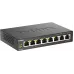 Коммутатор D-Link DGS-1008P DGS-1008P/F3A (L2) 8x1Гбит/с 4PoE+ 60W неуправляемый