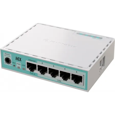 Маршрутизатор MikroTik hEX refresh (E50UG) 10/100/1000BASE-TX белый