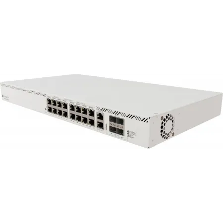 Коммутатор MikroTik CRS320-8P-8B-4S+RM (L3) 16x1Гбит/с 4xКомбо(10GBase-T/SFP+) 4SFP+ 16PoE 963W управляемый