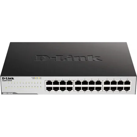 Коммутатор D-Link DGS-1024C DGS-1024C/B2A (L2) 24x1Гбит/с неуправляемый