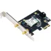 Сетевой адаптер Wi-Fi + Bluetooth Asus PCE-BE6500 BE6500 PCI Express 2ант.