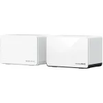 Бесшовный Mesh роутер Mercusys Halo H85X (HALO H85X(2-PACK)) AX3000 10/100/1000/2500BASE-T белый (упак.:2шт)
