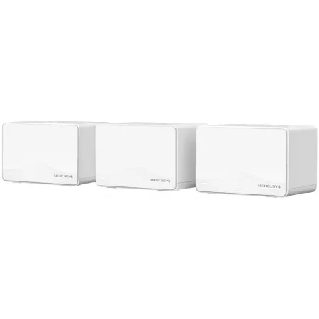 Бесшовный Mesh роутер Mercusys Halo H25BE (HALO H25BE(3-PACK)) BE3600 10/100/1000BASE-TX белый (упак.:3шт)