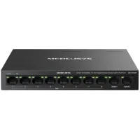 Коммутатор Mercusys MS110CMP (L2) 8x100Мбит/с 2x1Гбит/с 8PoE+ 115W неуправляемый
