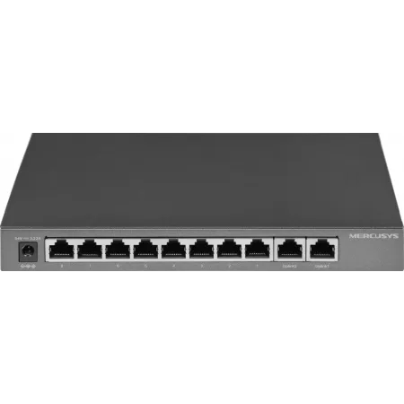 Коммутатор Mercusys MS110GMP (L2) 10x1Гбит/с 8PoE+ 111W неуправляемый