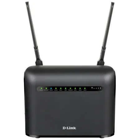 Роутер беспроводной D-Link DWR-953V2 (DWR-953V2/E3GR4HD) AC1200 100/1000/10000BASE-T/3G/4G черный