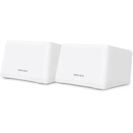 Бесшовный Mesh роутер Mercusys Halo H47BE (HALO H47BE(2-PACK)) BE9300 10/100/1000BASE-TX белый (упак.:2шт)