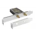 Сетевой адаптер Wi-Fi + Bluetooth TP-Link Archer TBE400E BE6500 PCI (ант.внеш.съем) 2ант.