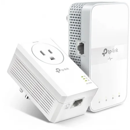 Сетевой адаптер Powerline TP-Link TL-WPA7617 Kit Gigabit Ethernet Сетевой адаптер Powerline TP-Link TL-WPA7617 Kit Gigabit Ethernet