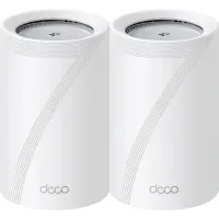 Бесшовный Mesh роутер TP-Link Deco BE65 Pro (DECO BE65 PRO(2-PACK)) BE9300 100/1000/2500/5000BASE-T белый (упак.:2шт)