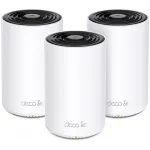 Бесшовный Mesh роутер TP-Link Deco XE75 Pro (DECO XE75 PRO(3-PACK)) AXE5400 100/1000/2500BASE-T белый (упак.:3шт)