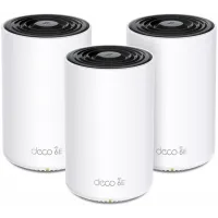 Бесшовный Mesh роутер TP-Link Deco XE75 Pro (DECO XE75 PRO(3-PACK)) AXE5400 100/1000/2500BASE-T белый (упак.:3шт)