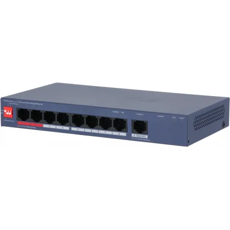 Коммутатор Dahua DH-CS4009-8ET1GT-110 (L2) 8x100Мбит/с 1x1Гбит/с 8PoE 110W управляемый